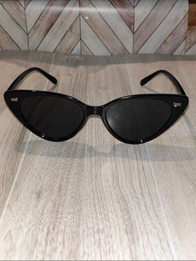 Free People Black Cat Eye Sunglasses